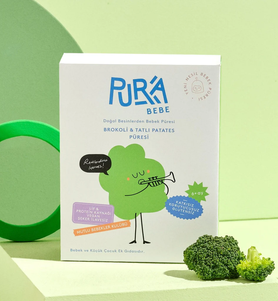 Brokoli & Tatlı Patates Püresi