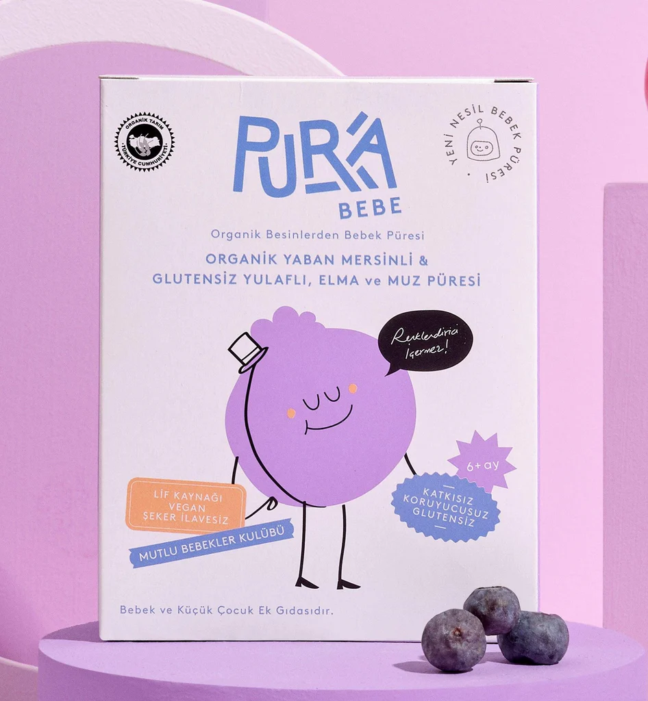 Organik Yaban Mersini Püresi